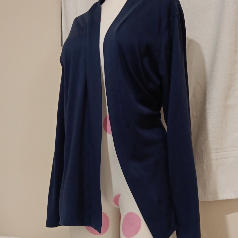 LL Bean Supima Cotton Open Front Cardigan